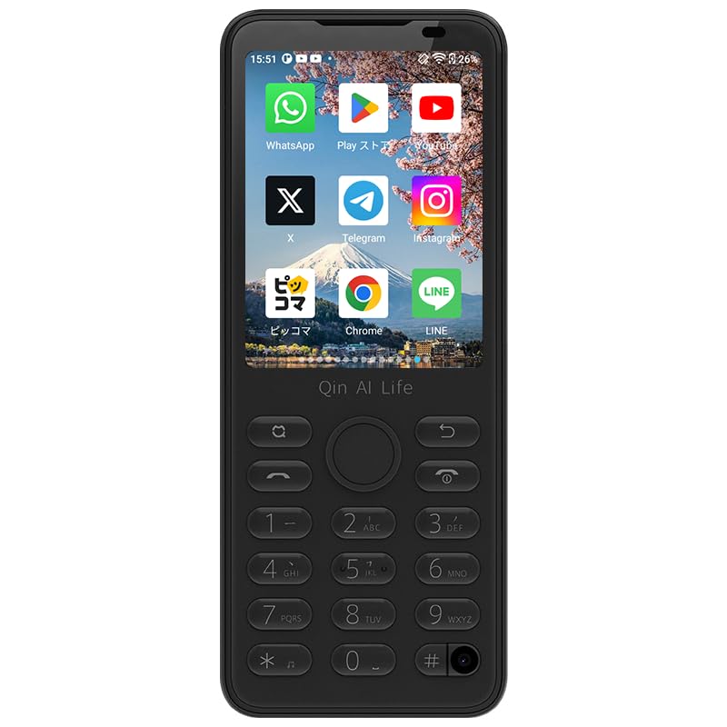 Amazon | 新しいQin F21 Pro スマート タッチ スクリーン電話 WiFi 4GB