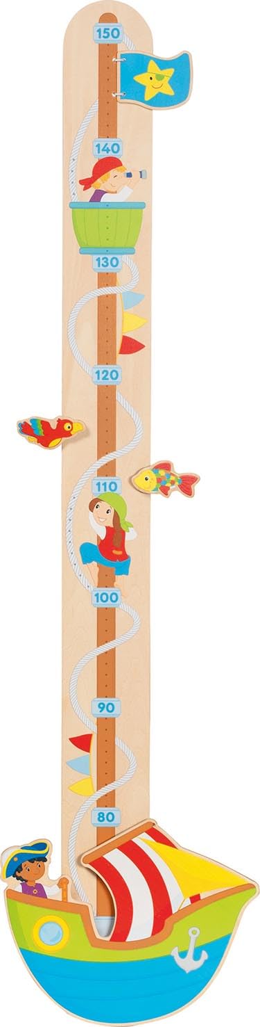 Tabla de altura de madera Goki infantil para regalo de cumpleaños