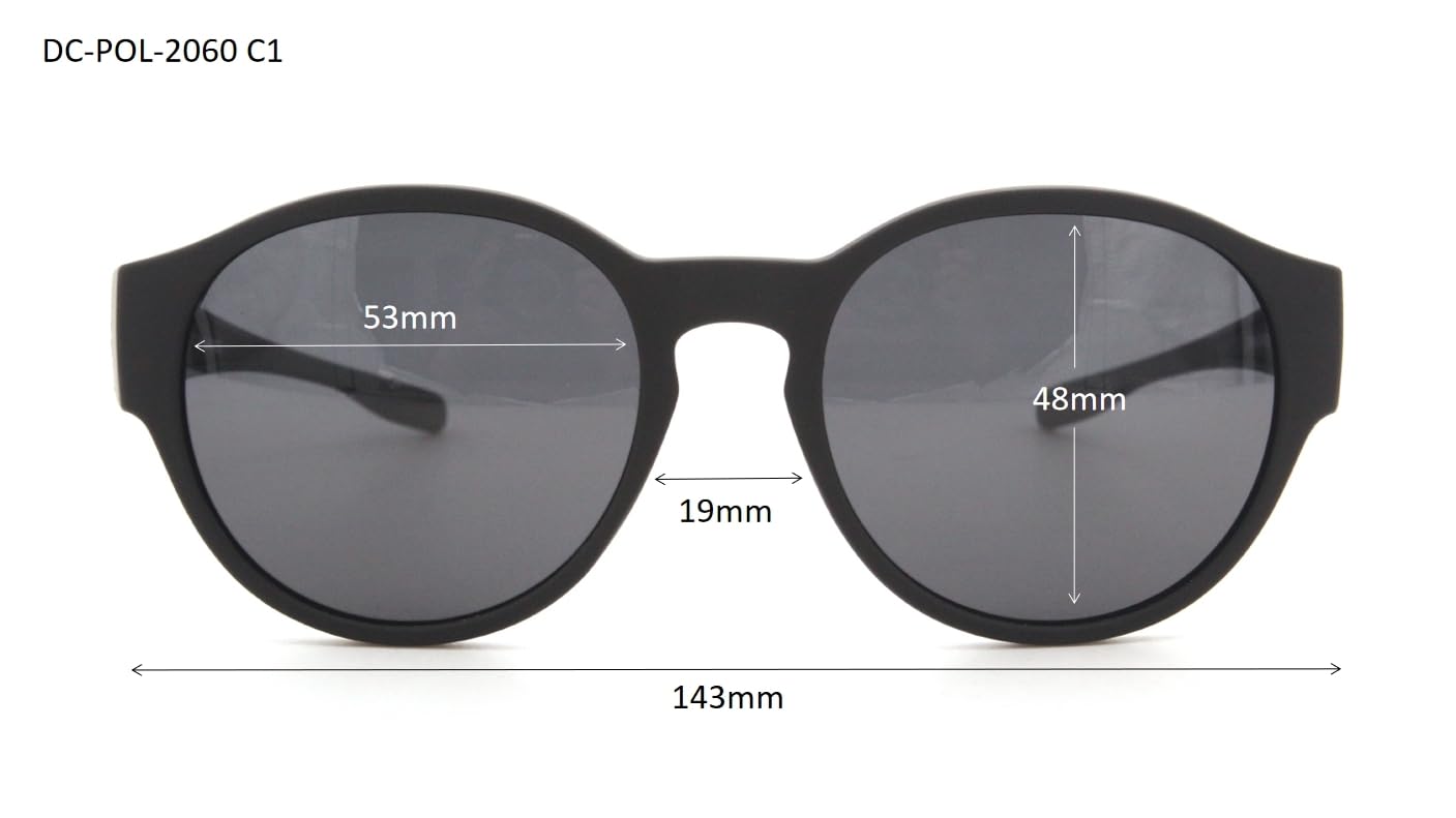 DanCarol DC-POL-2060-C6-Türkis- Die Überbrille, ideal für Brillenträger mit Polariziert Gläser