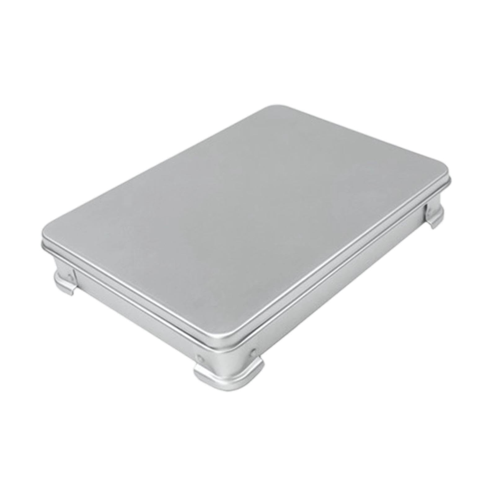 Contenitore per Alimenti Freschi in Alluminio, Versatile, Compatto E Professionale, per Frigorifero, Ideale per Conservare La Freschezza, 31.5 Cm X 23.5 Cm X