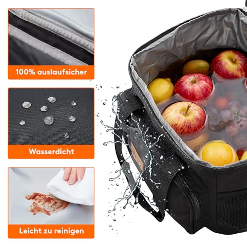Lifewit Kühltasche klein, Isolierte Cooler Bag, Lunchtasche 15L 24 Dosen – Ansicht 5