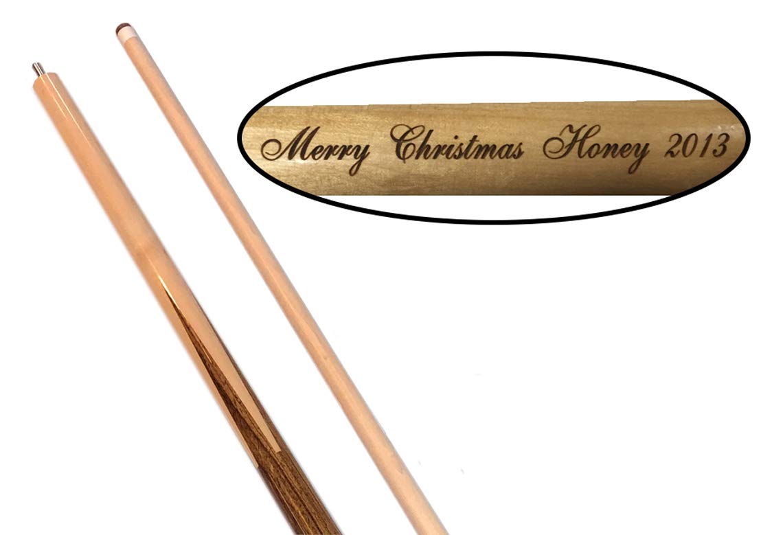 Alex Austin Custom Engraved Sneaky Pete Pool Cue with Low Deflection Shaft