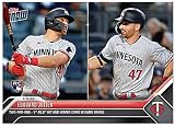 2023 Topps Now Edouard Julien #117 -RC Rookie Two-For-One- 1st MLB Hit and Homer come in Same Inning