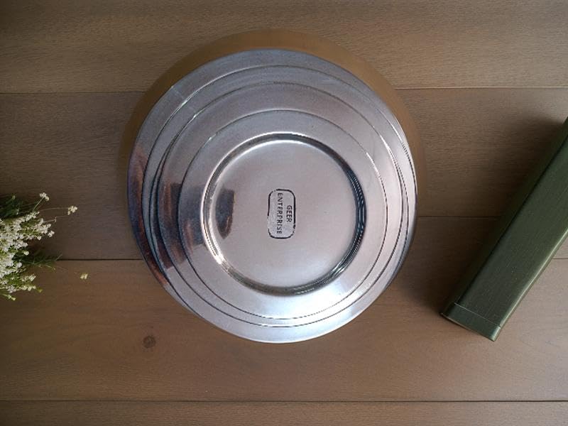 GEER Stainless Steel Pot Lid Set, 5 Sizes 13-18cm, Silver,Matka Ciba,Steel Ciba,Heavy Duty Lid 2