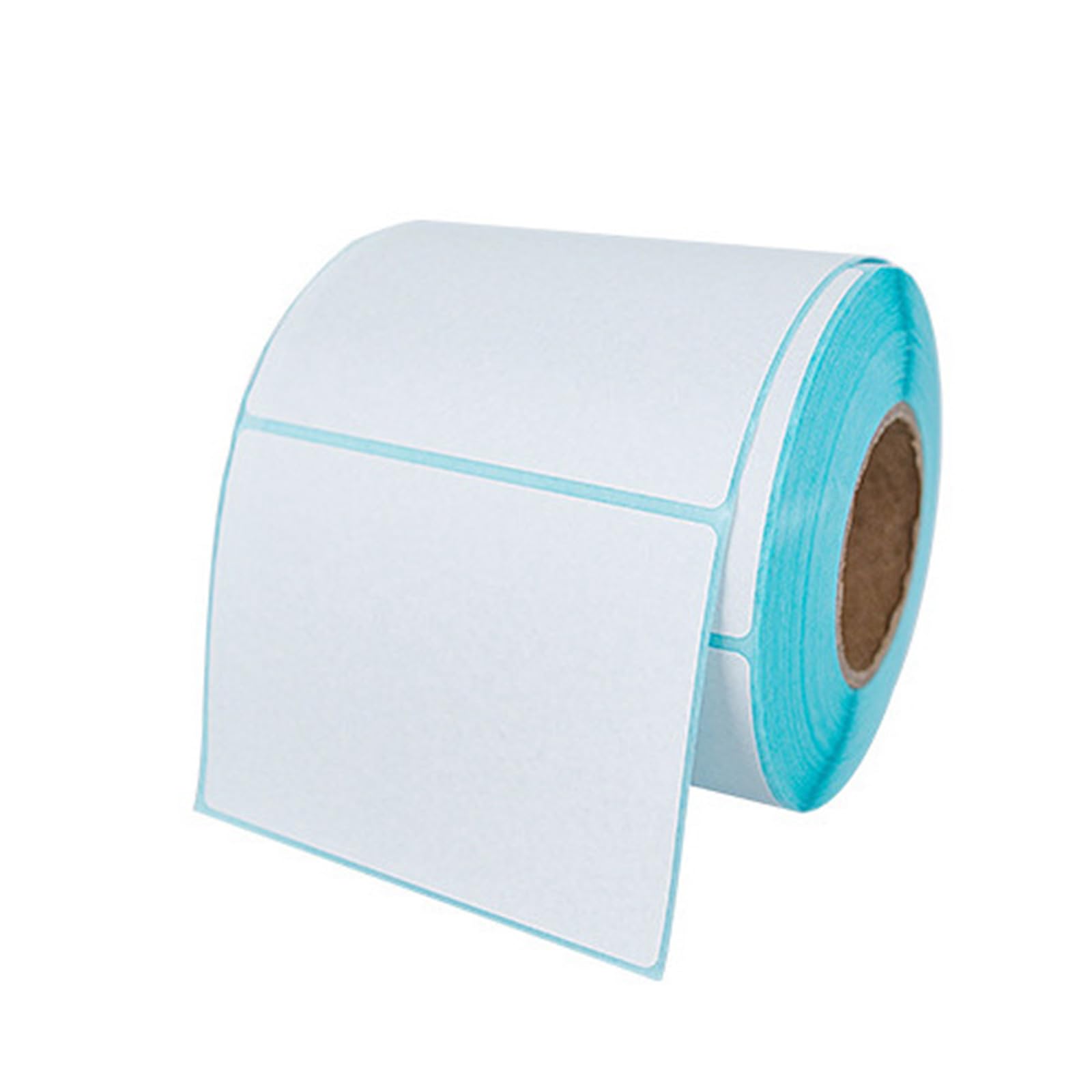 HGENAHGTF 800Pcs Thermal Printer Label Sticker Oil Water Resistant Adhesive Food Label White Address Labels for Packaging Thermal Adhesive Labels for Logistics and Packaging