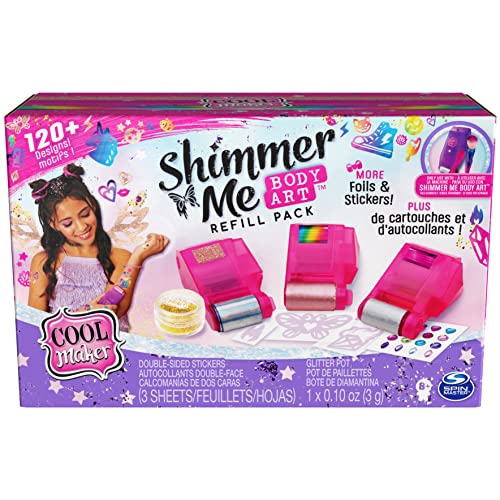 Spin Master Cool Maker Recharges Shimmer Me Body Art - vue 2