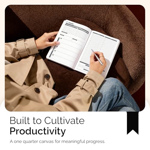Image of Black Daily Planner 2021-2022 by Panda Planner - Organizer Planner for Goals, Gratitude & Focus - Weekly & Monthly Agenda Sections - Undated 90 Day Planner