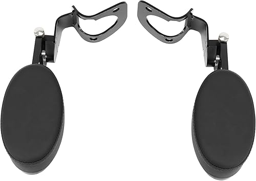 Miniatura 3 de TCT-MOTORPARTS Reposabrazos de pasajero negros ajustables para Harley Road King Street Glide Road Electra Glide CVO Tri Glide Ultra Limited 2014-2023