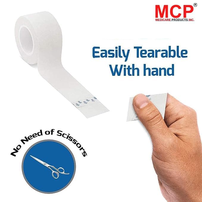 MCP Healthcare Quality Neopore Surgical Paper Tape, 1 Inch, 12 Rolls MCP Healthcare Quality Neopore Surgical Paper Tape, 1 Inch, 12 Rolls