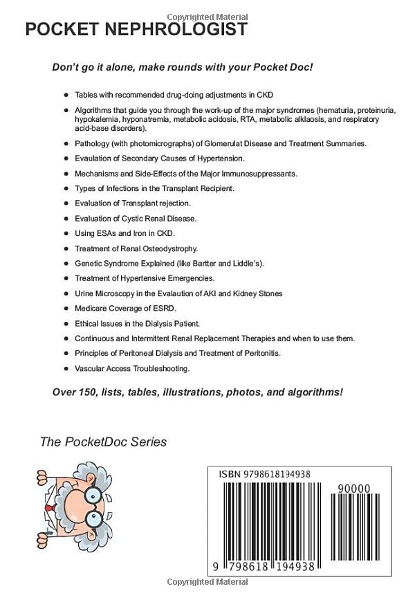 Pocket Nephrologist (PocketDoc Series)