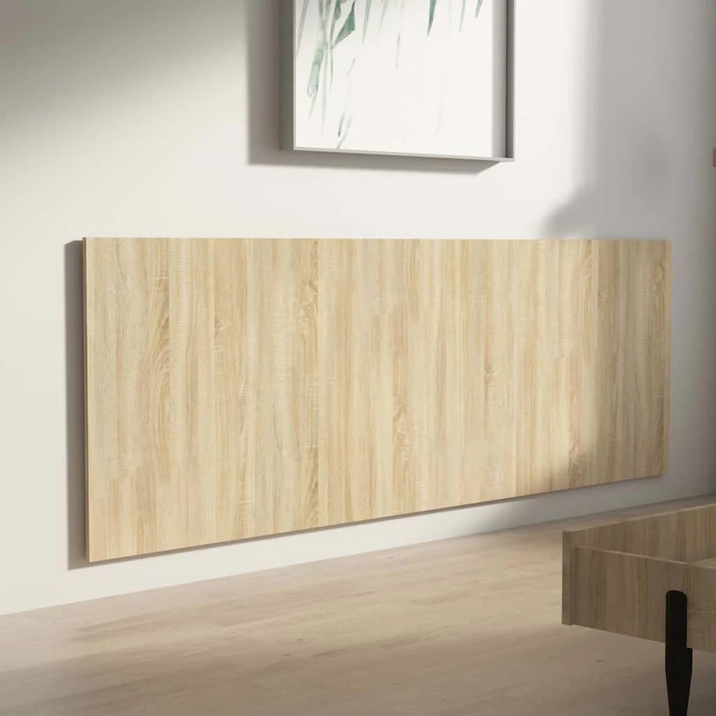 Testiera Letto Rovere Sonora 240 Cm | Pannello Parete Design Classico | Legno Ingegnerizzato Resistente All'Umidità