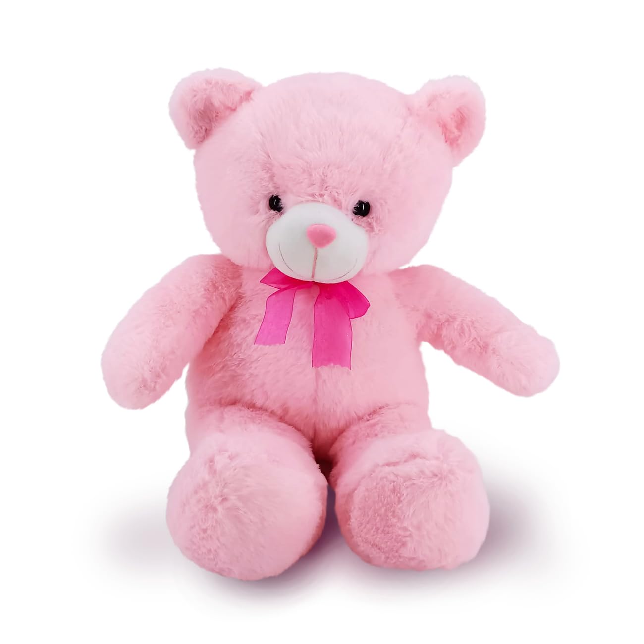 Notting Hill 42cm Plush Pink Teddy Bear | Soft Cuddly Stuffed Toy for Kids | Perfect for Gifting on Birthdays Anniversaries Valentines Day (B0D423XGQ2) Amazon Price History, Amazon Price Tracker