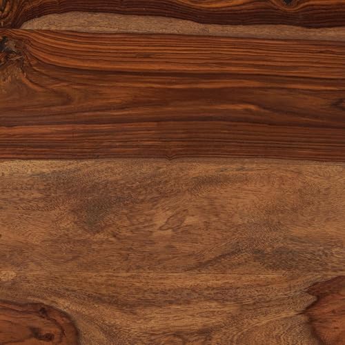Image of WOODAMIYAWooden Seating Bench for Home & Office, Multipurpose Seating Bench for Daining Table /Indoor and Outdoor /Balcouny, Bench with Cushion, 54x14x17.5 Inch, Teak Finish
