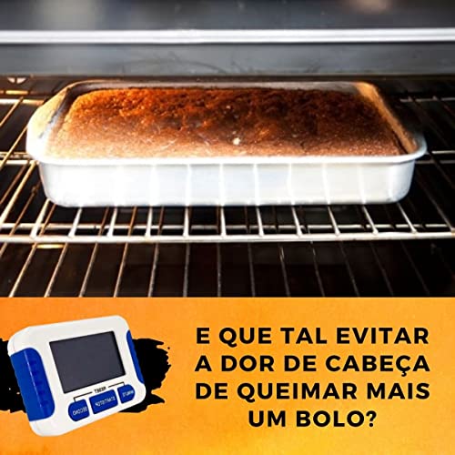 Timer Digital Weemsbox Cronometro Temporizador Eletrônico Cozinha