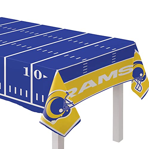 Los Angeles Rams All Over Print Plastic Table Cover - 54" x 96" (...