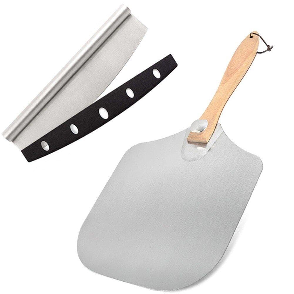 Palette à pizza pliable et coupe-pizza à bascule pour éviter de rater la cuisson du pain