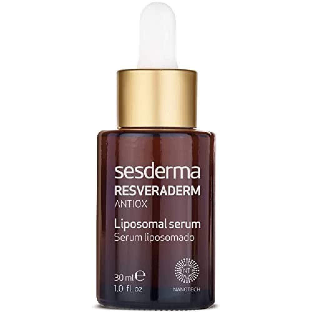 Sesderma | RESVERADERM Liposomal Serum | Antioxidand Serum | Anti-Wrinkle | Luminousity Booster | Skin Plumping | Anti-Ageing Serum | Skin Repair | Resveratrol | Hyalouronic Serum | 30 ml