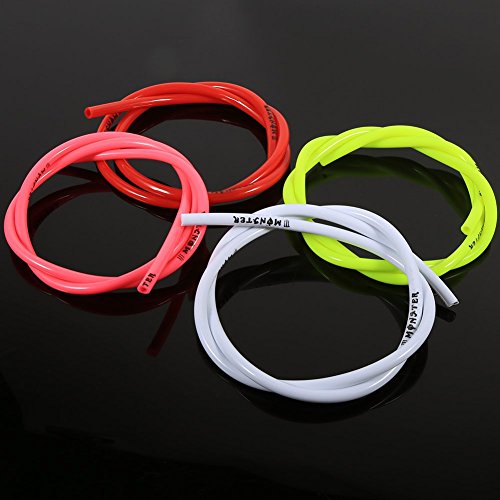 Image of Gas Petrol Fuel Line Hose Tube Pipe, Petrol 1 /4 inch 3 Feet for Motorcycle Dirt Pit Bike ATV Snowmobile(White)