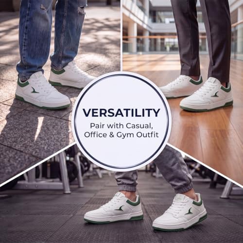 Image of YOHO Men's Sneakers Flo & Blazer | Stylish & Comfortable | Low Top, Lace Up Casual Shoes for Man /Gents
