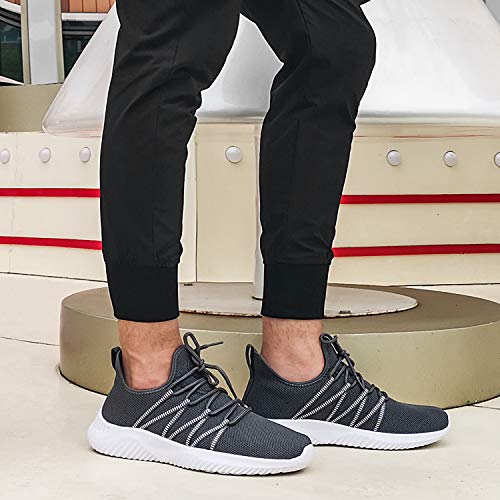 Image of Feethit Mens Slip On Running Shoes Breathable Lightweight Comfortable Fashion Non Slip Sneakers for Men