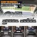 XRIDONSEN 2x 17 inch Blue White Emergency Dash Strobe Lights Bar 40 LED Interior Front/Rear Windshield Lights Safety Flashing Warning Hazard w/Suction Cups for Police Firefighter Vehicles Trucks Car