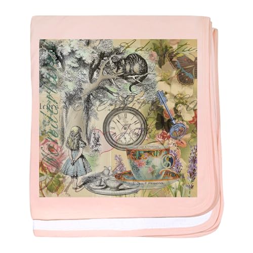 Image of CafePress Cheshire Cat Alice in Wonderland Baby Blanket, Super Soft Newborn Swaddle
