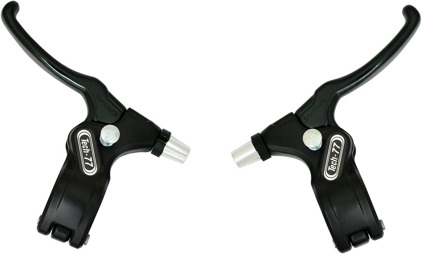 DIA-COMPE 182s-2 Tech77 w/ Thumb-Lock Stopper Brake Lever Set , Black , DP2527