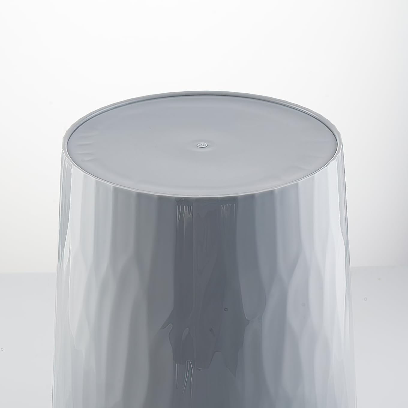 Kosz na śmieci z tworzywa sztucznego 9099, idealny do pokoju dziecięcego, biura, kuchni, wysokość 30 cm, 12 l (różowy)