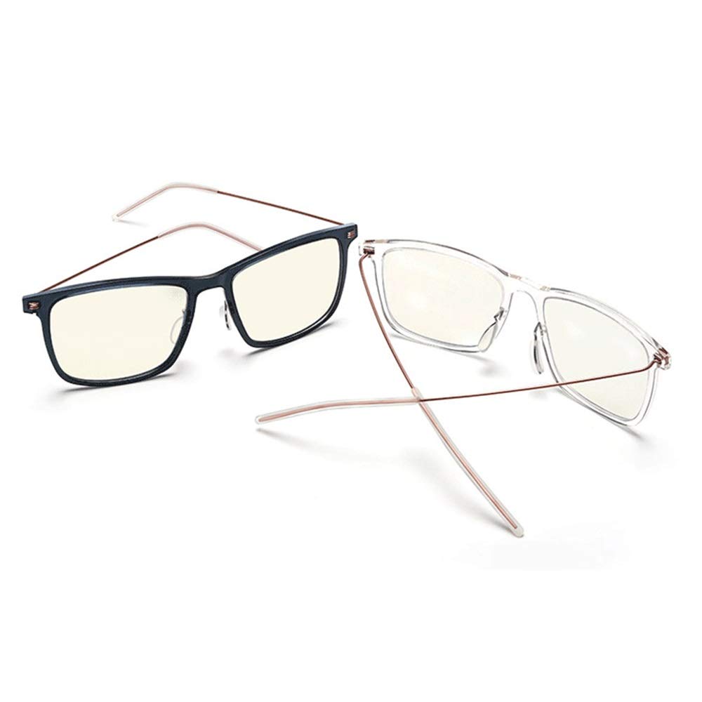 Meng Gafas De Ordenador con Bloqueo De Luz Azul, Protección UV para Mujeres/Hombres, Gafas para Juegos, Antideslumbrante, Antiestrés, Gafas Ultraligeras, Que Bloquean Los Dolores De Cabeza, Mejor