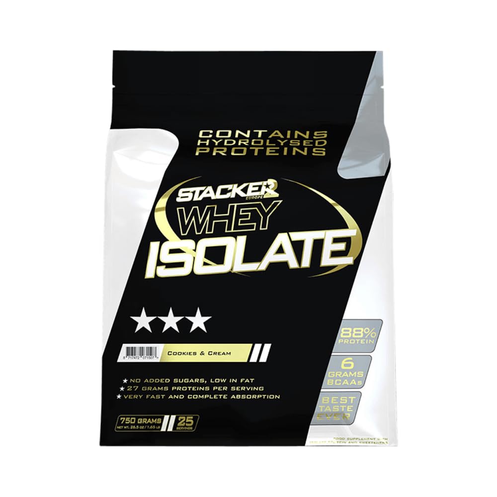 Stacker2 Whey Isolate (750g) Cookies & Cream