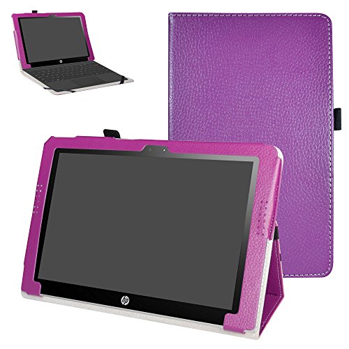 Mama Mouth for HP X2 10 Case,PU Leather Folio 2-Folding Stand Case Cover for HP X2 10 10-p010nr 10-p020nr 10-p092ms 10.1