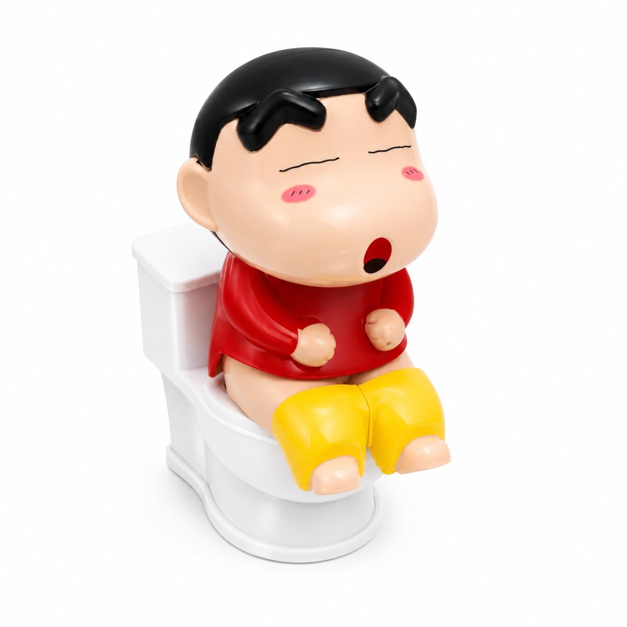 Shopiitoo Susu Toilet Shin-chan Toy - Interactive Mini Water Spray Squeeze - Refillable Water Prank Toy for Kids & Adults - Hilarious Desktop Decor & Gag Gift - 11cm-image-20