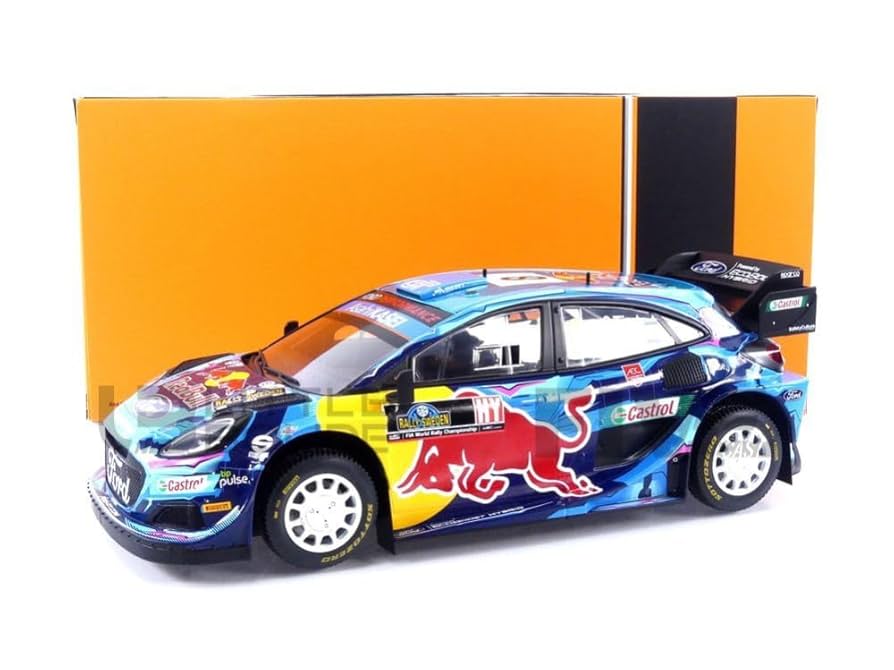 Ford Puma Rally1 M-SPORT ミニカー 1/18 Top Speed Ford Puma