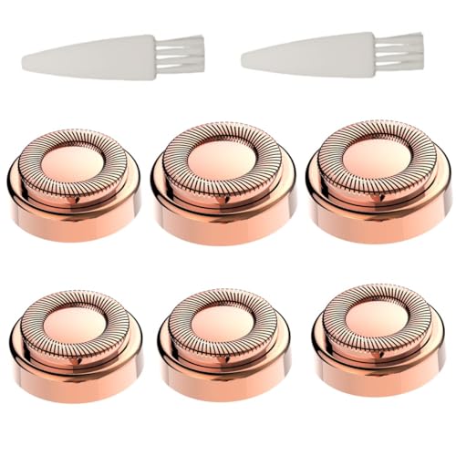 Replacement Heads For Finishing Touch Flawless Facial Hair Remover,Women Hair Removal Shaving Head First Generation (6PCS, GEN 1)