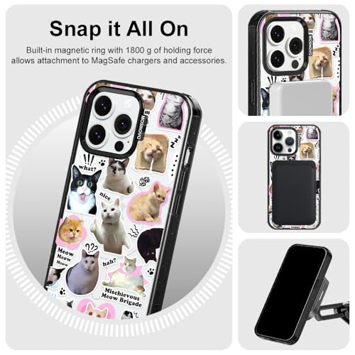 Coque iPhone 14 Pro Max MagSafe avec chats mignons pour les créateurs - 7