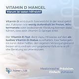 Vitamin-D Selbsttest für Zuhause – IVD Schnelltest zur Eigenanwendung – Ergebnis in ca. 10 Minuten – 2 Tests pro Set