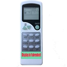 Replacement for Turbo AIR Air Conditioner Remote Control TAS-09NH TAS-09NH/O TAS-12N TAS-12N/O TAS-12NH TAS-12NH/O TAS-18N TAS-18N/O TAS-18NH TAS-18NH/O TAS-24N TAS-24N/O TAS-24NH TAS-24NH/O