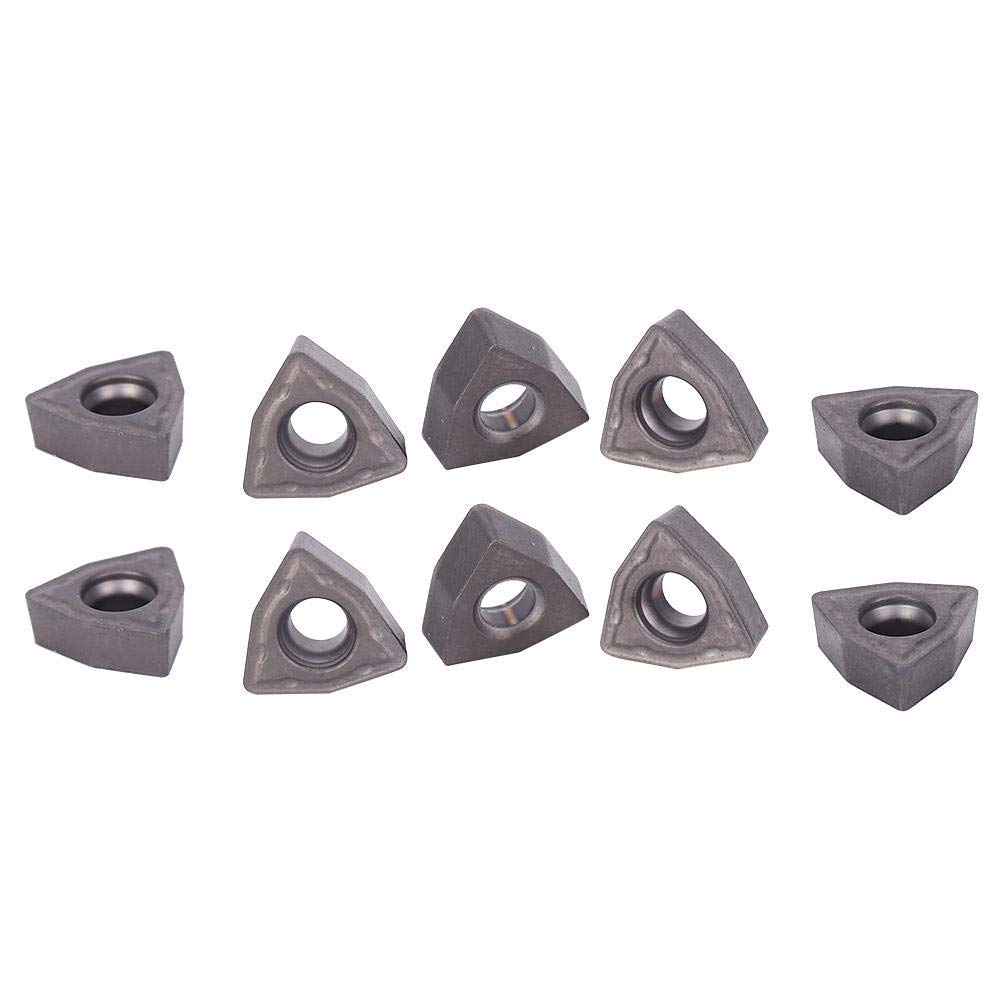 10 Pièces Lame D'insertion en Carbure Wcmt050308fn Acz330 Plaquettes de Tournage Outil de Tour CNC pour Semi-finition en Acier/foret en U
