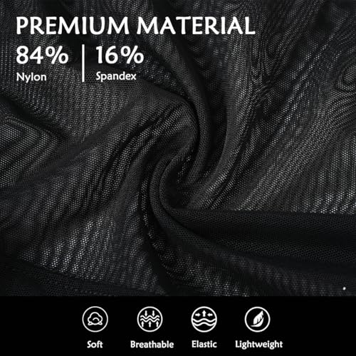 Men's Sexy See Through Boxer Briefs Mesh Sheer Dual Pouch Underwear3