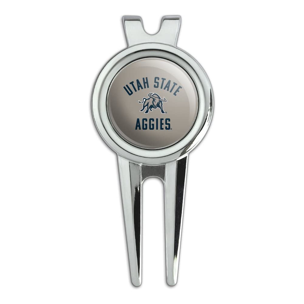 GRAPHICS & MORE Utah State University Aggies Logo Golf Divot Repair Tool and Ball Marker