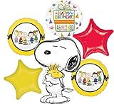 Anagram Snoopy - Suministros para fiesta de cumpleaños, decoración de ramo de globos