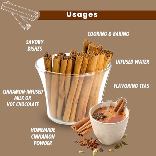 Image of Fabeato Ceylon Cinnamon Stick - SriLankan Dalchini Whole Bark- Aromatic Whole Spices- Ideal for Cooking, Baking, and Beverages- Fresh & Handpicked- Rich In Antioxidants, 100 gram