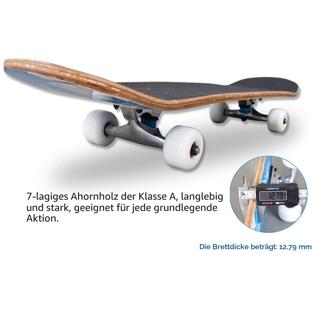 Skateboard für Anfänger, Geburtstagsgeschenk für Teenager und Erwachsene