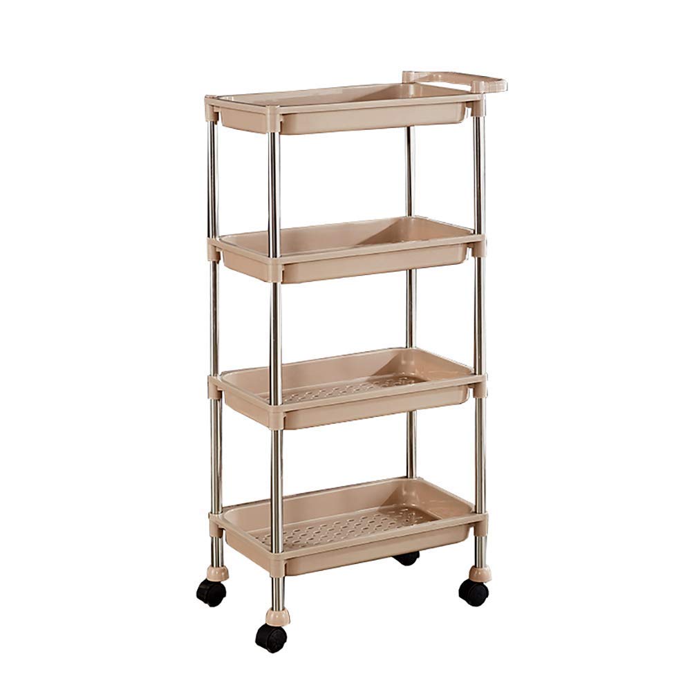 Carros de Almacenamiento móviles, carros móviles de Cocina, carros móviles, carros de Belleza con Ruedas universales Desmontables, Bandeja para Carrito de SPA