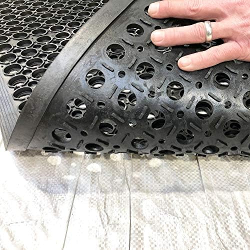 The Shopfitting Shop Non-Slip Entrance Mat Indoor Anti-Fatigue Workshop Rubber Heavy Duty Size 600 x 900