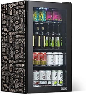 NewAir Beverage Refrigerator Cooler with 126 Can Capacity, Mini Bar Beer Fridge