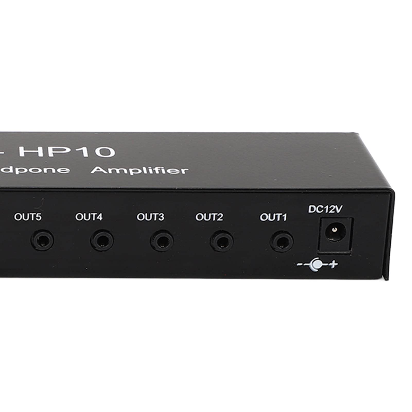 Distributore Amplificatore per Cuffie a 10 Cuffie Stereo Hp10 Ham per Audio Multicanale 12Db 10K Cuffie Stereo a 10 Ricevitore Stereo in Lega di Lega per Audio Stereo