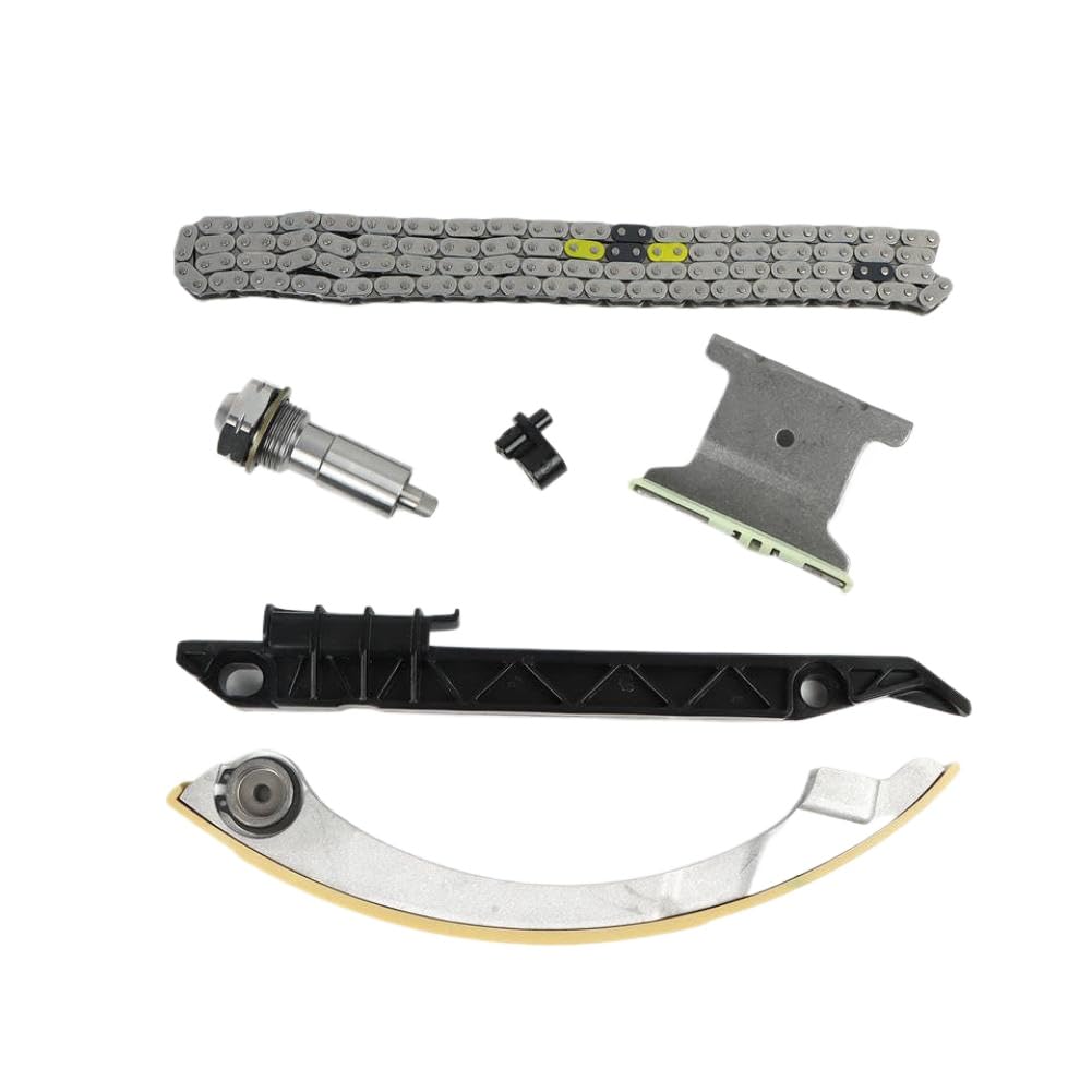 Kit de cadena de distribución del motor con juego de cadena de distribución y tapón de aceite compatible con TKC8002