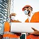 FLEXEO Warnwesten nach EN ISO 20471 - Auto - KFZ - Sicherheitsweste - Warnschutzweste - Warnweste - high Visibility Vest - Erwachsene - Sicherheits Set - EU Norm (4 Stück, Orange)