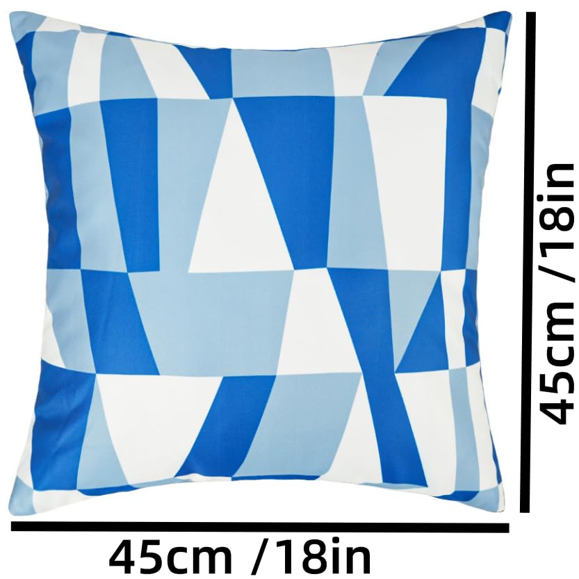 Housses de coussin imperméables 45,7x45,7 cm taie oreiller extérieur moderne - 5